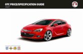 GTC PRICE/SPECIFICATION GUIDE - Vauxhall Fleet · GTC PRICE/SPECIFICATION GUIDE 2 July 2014. 2 2 July014yOurfe*3DefraflJrTsy0trie COMPANY CAR DRIVER ... ecoFLEX S/S 18945.83 3789.17