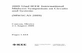 2009 52nd IEEE International Midwest Symposium on …toc.proceedings.com/06128webtoc.pdf · A Pseudo Rail‐to‐Rail Chopper‐Stabilized Instrumentation Amplifier in 0.13 µm CMOS