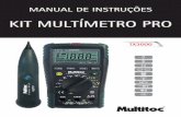 KIT MULTÍMETRO PRO - :: MULTITOC ::multitoc.com.br/downloads/manuais/MultimetroTX3000.pdf · 1 kit testador de multifuncional kit multÍmetro pro manual de instruÇÕes tx3000 w