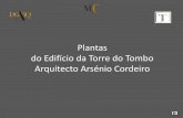 Plantas do Edifício da Torre do Tombo Arquitecto …antt.dglab.gov.pt/wp-content/uploads/sites/17/2013/10/Plantas-TT.pdf · Projecto geral - arquitectura Planta do piso 3, 4, 5 e