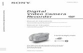 Digital Video Camera Recorder - docs.sony.com · Para evitar incendios o el riesgo de electrocución, ... ImageMixer Ver.1.5 for Sony DVD Handycam. ... 63 Finalización de un disco