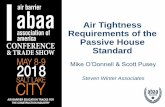 Air Tightness Requirements of the Passive House …abaaconference.com/wp...Pusey-and-Mike-ODonnell-Air...House-Stan… · Air Barrier Association of America (ABAA) is a Registered