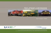 Rail Diesel emissions – facts and challenges - UIC · 3 Rail Diesel emissions – facts and challenges I. Introduction The environmental beneﬁt demonstrated by the railways over