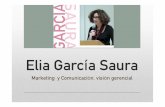 Elia Garc ía Saura - Asesora en estrategias de marketing ...· Marketing y Comunicación, visión