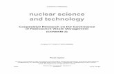 nuclear science and technology - CORDIS · nuclear science and technology ... Claire Mays (WP1), Symlog (FR) Raul Espejo (WP2), Syncho (UK) ... Governance as a theory: ...
