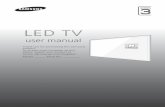 LED TV - Samsungdownloadcenter.samsung.com/content/EM/201606/... · LED-TV 32 200 X 200 19.8 ~ 20.8 M8 4 Do not install your wall mount kit while your TV is turned on. This may result