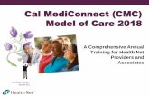 Cal MediConnect (CMC) Model of Care 2018 - nmm.cc Net_CMC MOC... · 2. List two goals of the Cal MediConnect Model of Care 3. ... Los Angeles, Riverside, ... Under Title II of the