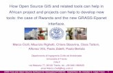 How Open Source GIS and related tools can help in …ciolli/PagineMarco/epanetdefinitivo.pdf · EPANET software is public domain and it is widely used all over the world in research