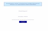 Evaluation of the Commission of the European Union… · Evaluation of the Commission of the European Union’s co-operation with Colombia Final Report October 2012 Evaluation for