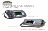 MASTERSCAN SERIES - gammatecsa.com€¦ · 700M & D70 Choose, Customise, Perform. Masterscan Series ... test-block to specimen. DAC to TCG A DAC curve can be converted to a TCG curve,