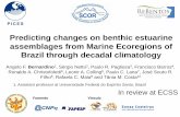 Predicting changes on benthic estuarine assemblages from Marine ... · Predicting changes on benthic estuarine assemblages from Marine Ecoregions of Brazil through decadal climatology.