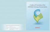 Code of Conduct for DENSO Group Associates · Code of Conduct for DENSO Group Associates Code of Conduct for DENSO Group Associates Printed: Current revision: Published by: Secretariat:
