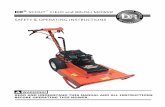 DR SCOUT FIELD and BRUSH MOWER SAFETY & OPERATING INSTRUCTIONS · This manual will help you set up and safely operate your new DR SCOUT FIELD and BRUSH MOWER. Careful adherence to