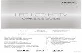 LED LCD HDTV - hitachiserviceusa.com:8080 · nec - codigo nacional de electricidad s2898a abrazaderas de tierra servicio de alimentacion de sistema electrodo de puesta a tierra (nec