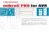 mikroC PRO for AVR User's Manual - Mouser Electronics · The mikroC PRO for AVRcompiler is not fault-tolerant and is not designed, manufactured or intended for use or resale as on-line