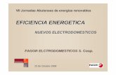 EFICIENCIA ENERGETICA - apea.com.es · las recomendaciones del fabricante ... mas escarcha se produce y mas energía se consume ... • Descongelar los alimentos en el frigorífico,
