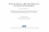 CENTRAL-EUROPEAN CASE STUDIES - unimi.it · central-european case studies volume 2. publications of the central-european intensive course edited by: gergely karÁcsony pÉter smuk,