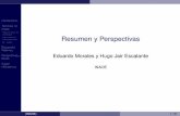 Resumen y Perspectivas - ccc.inaoep.mx · Introduccion´ Tecnicas no´ vistas Representaciones distribuidas Explicabilidad e Interpretabilidad DL - GANs Desarrollo Hist´orico Perspectivas
