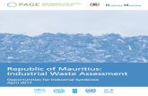 Republic of Mauritius: Industrial Waste Assessmentun-page.org/files/public/...opportunities_for_industrial_symbiosis.pdf · Republic of Mauritius: Industrial Waste Assessment ...