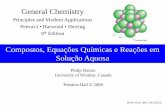General Chemistry - Instituto de Química- USP · Flavio Vichi, QFL -2142 (2012) Conteúdo Compostos moleculares e iônicos Massa molecular Composição Estados de oxidação