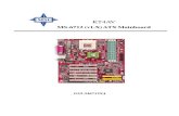 MS-6712 (v1.X) ATX Mainboard - CyberPowerPC - …€¦ · 1-2 MS-6712 ATX Mainboard Mainboard Specifications CPU ƒ Supports Socket A ®(Socket-462) for AMD Athlon™/Athlon™ XP