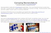 Camping Nomenclature - Homesteadlapbooksbycarisa.homestead.com/Montessori... · Camping Nomenclature For more Montessori Printables, visit 1+1+1=1 Montessori Printables ... The word