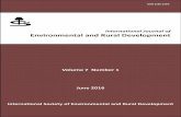 International Journal of Environmental and Rural Developmentiserd.net/ijerd71/IJERD 7-1.pdf · IJERD – International Journal of Environmental and Rural Development Aims and Scope: