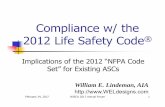 Implications of the 2012 “NFPA Code Set” for Existing … · 24/02/2017 · CMS adoption of 2012 editions of NFPA®101®& NFPA®99 Federal Register / Vol. 81, No. 86 / May 4,