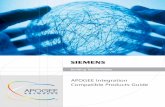 APOGEE Integration Compatible Products Guide · Compatibility by design, integration through service Integrate with the APOGEE® Automation System and you have our commitment to a