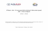 Plan de Competitividad Municipal de Jucuapa - … · Plan de Competitividad Municipal de Jucuapa 2012 - 2016 Presentado a RTI por la Fundación Nacional para el Desarrollo, bajo el