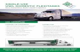 SINGLE-USE UWL DOMESTIC FLEXITANKS - … · FlexiTank every time and significant reduction in total costs. PRODUCT SPECIFICATIONS • LLDPE polyethylene and polypropylene materials