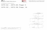 DFE Softstarter Manual - driveswarehouse.com · Disparador de baja tensión con interruptor auxiliar adelantado DFE Dfe DFE Dfe. page 6 M-7A49-F 110405 A1, A2 UT1, T2, T3 X1, X2 ~½