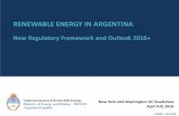 RENEWABLE ENERGY IN ARGENTINA - Ministerio … · 1 MINEM – April 2016 Undersecretariat of Renewable Energy Ministry of Energy and Mining - MINEM Argentine Republic RENEWABLE ENERGY