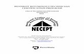 PENNDOT BITUMINOUS TECHNICIAN ... - superpave.psu… · NECEPT Bituminous Field Technician Review & Certification Course Table of Contents Module 1: Introduction and a Superpave Overview