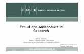 Fraud and Misconduct in Research - Promoting …publicationethics.org/files/u2/Warwick_CHEIA.pdf · Fraud and Misconduct in Research Sabine Kleinert, Senior Executive Editor, ...