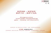 KP60 - KP65 KP72 - KP73A - klyk.com.pl · burners - bruciatori - brulers - brenner - quemadores - ... kp60 - kp65 kp72 - kp73a. 2 dangers, warnings and notes of caution this manual