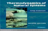 Thermodynamics of Natural Systems - U-Cursos · Thermodynamics of Natural Systems Second Edition Thermodynamics deals with energy levels and the transfer of energy between ... G.4