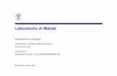 Laboratorio di Matlab - dii.unisi.itcontrol/MatLab/luglio2009/14_luglio_2009.pdf · 0.6 0.8 1 x cos(x) Laboratorio Matlab. DII - Universtita di Siena` 6 carattere tratto - linea--