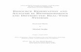 Resource Reservation and Analysis in Heterogeneous … · Resource Reservation and Analysis in Heterogeneous and Distributed Real-Time Systems Doctoral Thesis by Michal Sojka ...