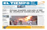 Ortega impidió entrada al MP de vicefiscal nombrada …media.eltiempo.com.ve/EL_TIEMPO_VE_web/38/diario/docs/... · El mandatario del estado,Nelson Moreno, junto al jefe nacional