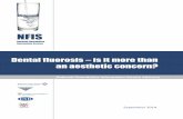 Dental fluorosis is it more than an aesthetic concern? · September 2014 Dental fluorosis – is it more than an aesthetic concern? National Fluoridation Information Service Advisory