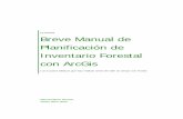Manual Planificación Inventario Forestal ArcGis · Breve Manual de Planificación de Inventario Forestal con ArcGis ‐ 3 ‐ 1. Delimitar el monte Cuando se va a cometer el proceso