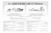 Roman Catholic Church of ST. CHRISTOPHER AND … Bulletin 10-08-17... · 8/17/2010 · PARROQUIA DE SAN CHRISTOPHER/SAN PATRICIO . RECTORIA TELF. 914) 737-1046 FAX (914) 737-9320