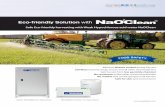 Eco-friendly Solution wh t i - naoclean.com · Eco-friendly Solution wh t i Safe Eco-frienldy harvesting with Weak Hypochlorous acid water NaOClean F O O D SAF E T Y. ... prevents