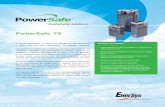 PowerSafe TS - EnerSys - EMEA - EnerSys Europe, … · esumen de gama PowerSafe® TS 2 Especificaciones generales Capacidad nominal (Ah) Dimensiones nominales Tipo Tensión nominal