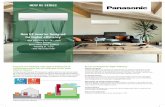 Features Summary.pdf · R22 pipings m RENEWAL New Panasonic R2 Rotary Compressor. Designed to withstand extreme conditions, Panasonic Rotary delivers high performance, efficiency