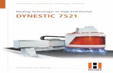 Nesting-Technologie im High-End-Format DYNESTIC … · 1 2 3 DYNESTIC 75 21 Überlegen in Produktivität und Leistung Mit der Portalmaschine DyNesTic 7521 verschiebt HOLZ-HeR die