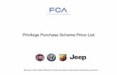 Revised 1 April 2018. Effective to 30 June 2018 ... · Fiat Panda MY2018 5 Door Personal Contract Purchase (PCP) Examples Representative Example 1.2 69 Pop Easy 1.2 69 Lounge 1.2