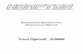 Vari Speed A2000 - Amazon Web Serviceshcontrols.s3.amazonaws.com/motor_drives/a2000_series_manual.pdf · 2 These features are standard on all VariSpeed A2000 DC controls: • Run/Stop