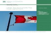 CETA: the EU-Canada free trade agreementresearchbriefings.files.parliament.uk/documents/CBP-7492/CBP-7492.pdf · The Comprehensive Economic and Trade Agreement (CETA) is a free trade